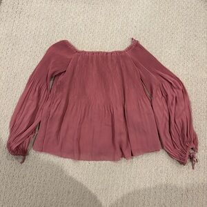 Wilfred Dusty Rose Off-Shoulder Blouse